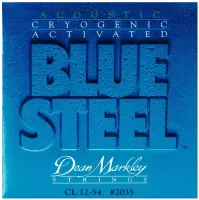 Dean Markly 2035 BLUE STEEL ACOUSTIC 12-54 струны акустических гитар, 6 струн, натяжение Custom Light, криогенная обработка