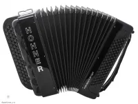 HOHNER Fun Nova II 80 light black celluloid (B-Stepped) - Баян