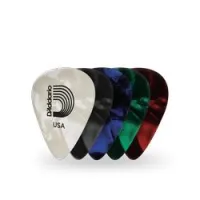 Planet waves 1cap6-10 assorted pearl celluloid heavy  10 медиаторов, 1.00 мм, разноцв, перламутров