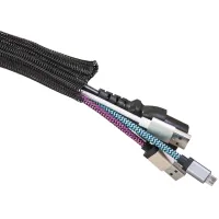 Kondator 429-25SB- Самозакрывающаяся кабельная оплетка, 25 мм, длина 25 м, черная