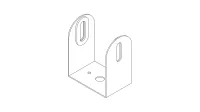MEYER SOUND MUB-MM-4XP WHITE U-BRACKET KIT