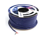 AuraSonics MC423B-BU микрофонный кабель starquad, плетеный экран, Ø6.5мм, синий, бухта 100м