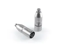 PROCAST cable A-XLRm/RCAf - Переходной цельнометаллический адаптер XLR (male) / RCA (female)
