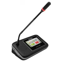 GONSIN DCS-1022D Микрофонная консоль делегата. Поддержка IC-карт регистрации. LCD- дисплей, Touch Screen, Встроенный динамик. Регулятор громкости и выход для наушников, выход для записи. Поддержка работы в режиме WiFi.