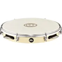 Meinl pa10pw-m  пандейро деревянный 10" traditional, тополь, хромированные джинглы