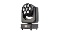 W6x40Z B-EYE                Прожектор W6x40Z B-EYEВращающаяся голова Wash. Источник света 6 по 40 Вт светодиодов RGBW. Zoom: линейный от 3.5° до 45°. Вращение Раn : 540°;  Tilt 270°. Диммер, строб. Управление: DMX 21/24/32/56 каналов, звуковая активация