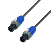 Adam hall k5s215ss0500 - кабель спикерный neutrik speakon 2-pole - speakon 2-pole, 2 x 1.5 мм2, 5.0 м, черный