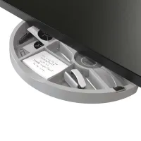 Kondator 435-4490- 
			Вращающийся ящик-органайзер для канцелярских принадлежностей, серебристый