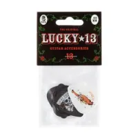 Dunlop l13bp060 lucky 13 6pack  медиаторы, толщина 0.6 мм, 6 рисунков, 6 шт.