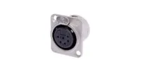 Neutrik NC6FD-L-1 панельный разъем XLR female 6 контакта