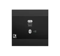 AUDAC NWP400/B Networked audio input panel - USB Type-C + 3.5 mm jack (4 CH) Black version