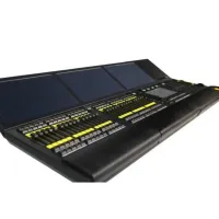 STAGE4 TWIN FS DMX-пульт (консоль) / 4096 / 4 дисплея / 33 мото-фейдера / 7 энкодеров / 6 DMX-OUT / 1 DMX-IN / 2 Ethernet / 2 DVI / Подсветка клавиш и фейдеров / ИБП / Кейс / 56 кг (нетто)