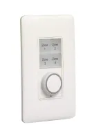 ETC E1104-5 Inspire 4-Button with Fader Control Station Кнопочная станция с энкодером серии INSPIRE для управления в системах ETC ECHO. 4 кнопки, 1 энкодер, типоразмер 1-Gang. Двухцветная LED подсветка кнопок и энкодера - синий или оранжевый цвет, выбирае