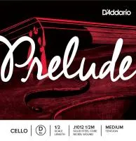 D'Addario J1012 1/2M Prelude Отдельная струна D/Rе для виолончели размером 1/2, ср. натяж