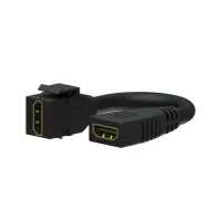 Procab VCK450/B- Вставка-переходник Keystone HDMI – HDMI c кабелем