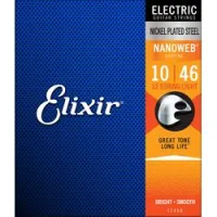 Elixir 12450 nanoweb  струны для 12-струнной электрогитары light 10-46
