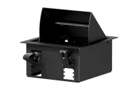 Caymon CASY024/B Модульное настольное/настенное шасси, которое может быть оснащено 4 модулями серии CASY. Крышка с углом подъема 45°. Цвет черный (RAL9004).