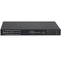 Dahua DH-S4220-16GT-240- Управляемый сетевой коммутатор, 16 портов 1G PoE, 2 порта 1G и 2 порта 1G SFP