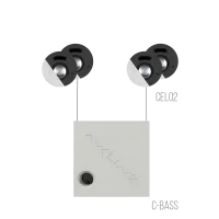 AVCLINK LIGHT/CW Состав комплекта: CELO2 4 штуки + C-BASS 1 штука белого цвета