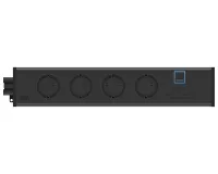 ABL 2M400403- Розеточная станция серии UDM с 4 розетками, 1xUSB-А и 1xUSB-C, черная