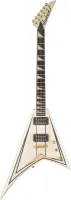 JACKSON PRO SERIES RRT-3 IVORY W/ BLACK PINSTRIPES электрогитара цвет белый с черными линиями