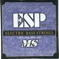 ESP BS-20MS 47-106 струны для бас-гитары, 4 струны,натяжение Medium, сталь с никелированной обмоткой, мензура 34-35" long scale, калибры струн .047, .065, .085, .106
