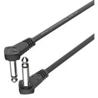 ROXTONE FPJJ100/0,15 Упаковка Патч кабелей для гитарных педалей - 40шт. , 6.3мм mono Jack + 6.3mm mono Jack, 1м