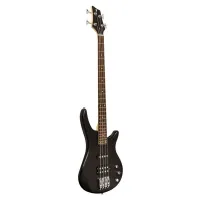 STAGG SBF-40 BLK - бас-гитара, 24 лада, корпус: ясень, гриф: клён, на болтах, накладка: палисандр, звукосниматели: 1x JB, 1x MM, регулировки: 2х громкость, 1х тон, цвет: чёрный