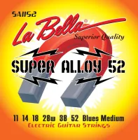 SA1152 Super Alloy 52 Комплект струн для электрогитары 011-052 La Bella