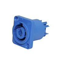 True magic TSC040 Разъем Powercon панельный, входной сетевой, синий