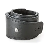 BMF16BK BMF Deluxe Ремень для гитары, кожаный, черный, Dunlop