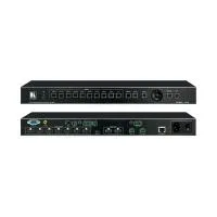 Kramer [vp-550x] масштабатор hdmi / vga / cv / usb-c в hdmi с эмбедированием и деэмбедированием аудио; поддержка 4к60 4:4:4, микшируемый микрофонный вход, два параллельных выхода hdmi