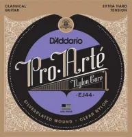 D"ADDARIO EJ44 PRO-ARTÉ NYLON, EXTRA HARD TENSION струны для классической гитары, очень сильное натяжение