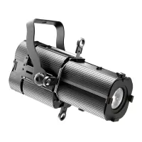 DTS PROFILO LED 80, Black Профильный театральный LED прожектор, 1 x high-power white LED, цветовая температура 3000К, 6550 Lux/2 m, линейный zoom 20° - 36°, разъемы POWERCON In, DMX In/Out 5pin,  LED дисплей, 100 Вт, АС 90 – 260 В, IP20, 250x430x302 mm, 4