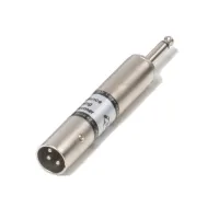 INVOTONE J123M - переходник 3P XLR папа  <-> 6.35мм моно джек папа, корпус металл