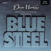 DM2672A Blue Steel NPS Комплект струн для бас-гитары, никелированные, 45-100, Dean Markley