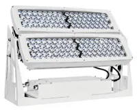 ARCTIK AM722SWT TARPON i180 (3000K) Светодиодный архитектурный заливной светильник белого света, 2 секции излучающей поверхности c индивидуальным поворотом. 2 х 90 * 3 Вт LED Cool white 6500K, Сила света на мин угле - 792847 кд, 27945 лм,  угол 6° (12/25/