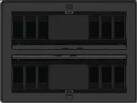 Crestron FT2-1400-MECH-B, система управления кабелями серии FT2, размер 1400, механическая, цвет черный