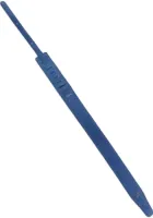 Guitar strap Magma MD03L - Двухслойный ремень для гитары из замши синего цвета без рисунка