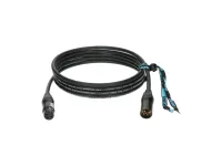 KLOTZ  M5FM01 Микрофонный кабель, M5, XLR 3, гнездо - штекер, D= 7.0 мм, XLR: Neutrik XX, цвет- черный, длина- 1 м