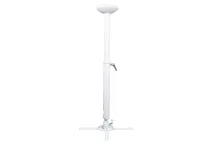 ErgoFount BPM-16-02M W- 
			Телескопическое потолочное крепление для проектора до 30 кг, от потолка 670–900 мм, белое