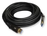 Qtex HFOC-300-100- Активный гибридный кабель HDMI 2.1 4K/120, 8K/60 (вилка-вилка), 100 м