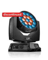 CLAY PAKY A.leda WASH K10 Вращающаяся голова LED-WASH. 19 LED-чипов RGBW 15 Вт, пиксель-маппинг
