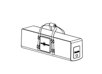 Audiocenter hand bag 2xl65 сумка-чехол для двух акустических колонн l65