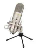 MCU-011-N Микрофон конденсаторный USB, никель, картонная коробка, Октава