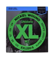 D'Addario EXL220-5 Nickel Wound - Струны для бас-гитар