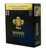 Rico rgc10bcl350  трости для кларнета bb, grand concert select (3 1/2), 10шт. в пачке