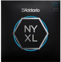 NYXL1252W NYXL Комплект струн для электрогитары, Light, опл.3-ей струны, 12-52, D'Addario