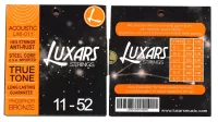 LX6-011 струны для 6-струнной акустической гитары, с полимерным покрытием, гексагональный керн, фосфор-бронза, 11-52, Smiger