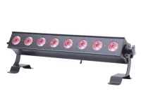STAGE4 BARTONE 8x10XWAU Линейный LED светильник сценических эффектов, источник света - 8*10w 6in1 RGBWAUV LED, 2401 Lux / 2m, угол 20 град., DMX-512 – 1,6,10,12,24,28 кан., строб, диммер 0-100%, Master-slave/Auto/Sound, мощность 88 Вт, 100-240V，50/60Hz, I